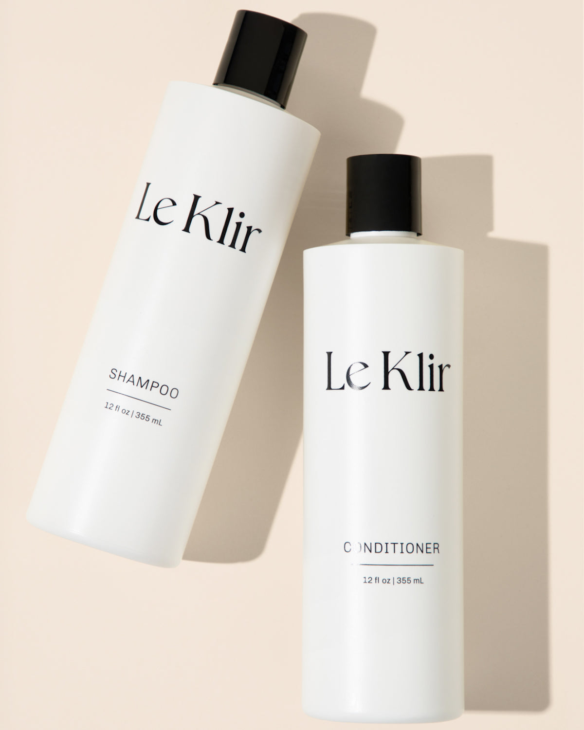 Le Klir shampoo and conditioner products